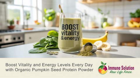Boost Vitality and Energy Levels Every Day with Organic Pumpkin Seed Protein Powder