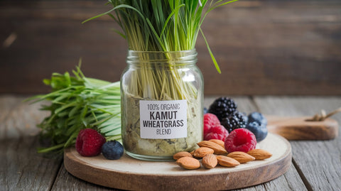 Committing to Healthier Living in the New Year with 100% Organic Kamut Wheatgrass Blend
