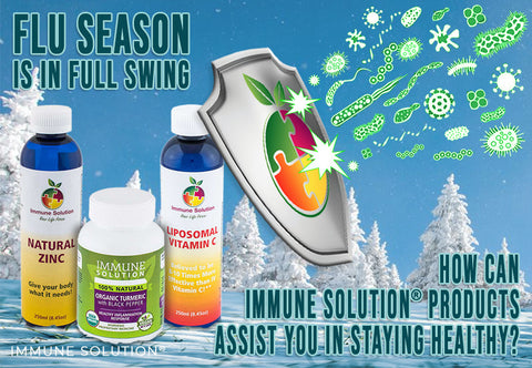 Flu Season is in Full Swing; How can Immune Solution® Products Assist You in Staying Healthy?