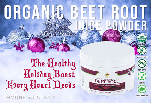 Organic Beet Root – Juice Powder: The Healthy Holiday Boost Every Heart Needs