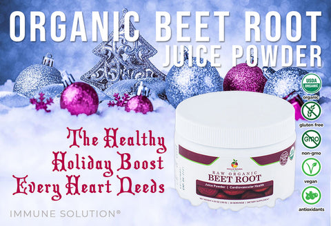 Organic Beet Root – Juice Powder: The Healthy Holiday Boost Every Heart Needs