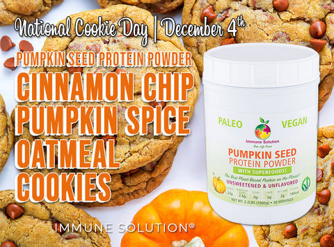 CINNAMON CHIP PUMPKIN SPICE OATMEAL COOKIES — National Cookie Day