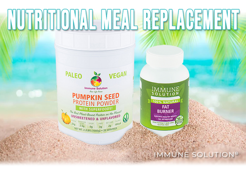 Nutritional Meal Replacement with Pumpkin Seed Protein Powder & Fat Burner