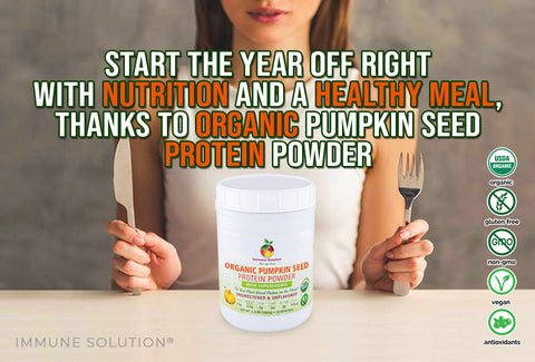Start the Year Off Right with Nutrition and a Healthy Meal, Thanks to Organic Pumpkin Seed Protein Powder