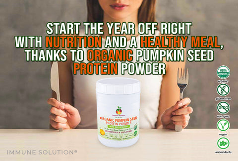 Start the Year Off Right with Nutrition and a Healthy Meal, Thanks to Organic Pumpkin Seed Protein Powder
