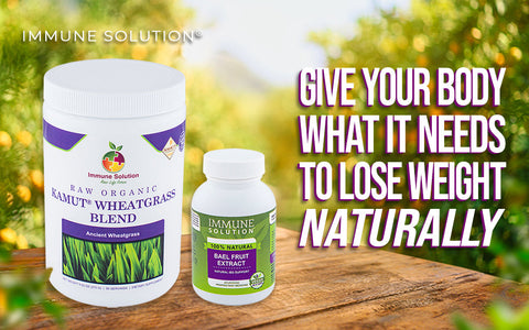 Give Your Body What it Needs to Lose Weight Naturally: Raw Organic Kamut® Wheatgrass Blend & Bael Fruit Extract