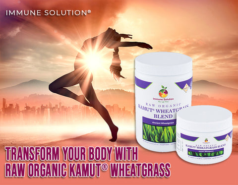 Transform Your Body with Raw Organic Kamut® Wheatgrass