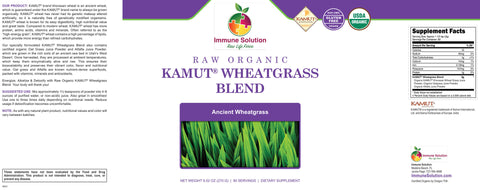 The Secret Of Life, Oxygenate, Cleanse, Detox your blood - Raw Organic Kamut® Wheatgrass Blend – Juice Powder (large or small)