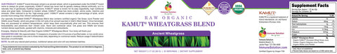 Raw Organic Kamut® Wheatgrass Blend – Juice Powder (large) | Buy (2), Save $5