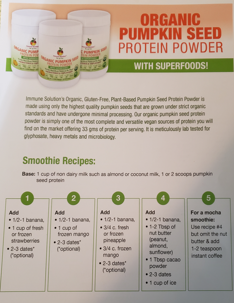 Organic Pumpkin Seed Protein Powder (with Superfoods!)