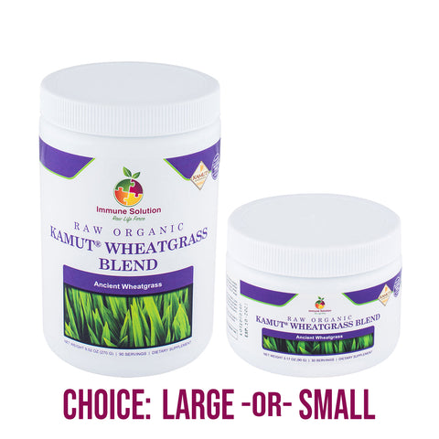 The Secret Of Life, Oxygenate, Cleanse, Detox your blood - Raw Organic Kamut® Wheatgrass Blend – Juice Powder (large or small)
